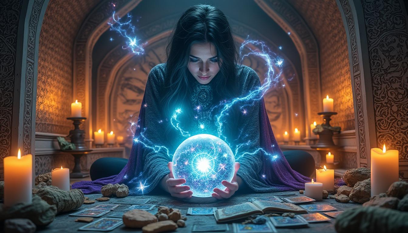 Test de médiumnité : découvrez vos capacités cachées 1 découvrez vos capacités cachées avec notre test de médiumnité. évaluez vos talents psychiques et explorez votre potentiel intérieur grâce à des questions révélatrices et des conseils personnalisés. plongez dans l'univers fascinant de la médiumnité dès maintenant !